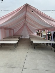 20x30 tent draping