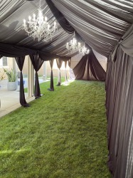 10x30 tent draping